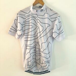 Generic Cycling Jersey S-M Topography Print
